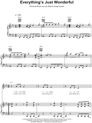 Everything's Just Wonderful