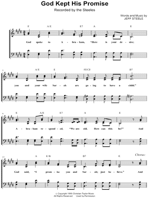 God Kept His Promise