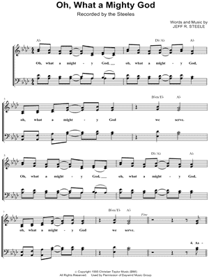 Oh, What a Mighty God