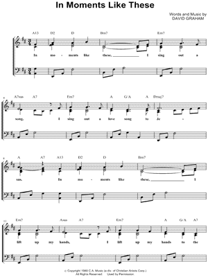 In Moments Like These