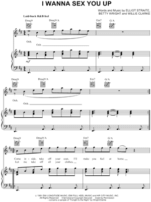 I Wanna Sex You Up