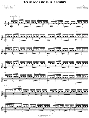 Recuerdos De La Alhambra