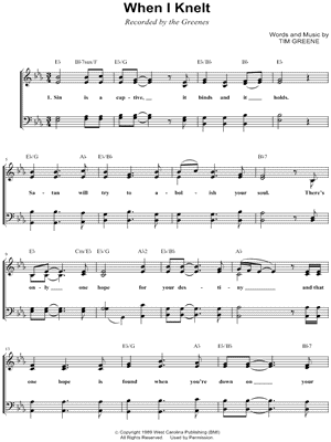 When I Knelt