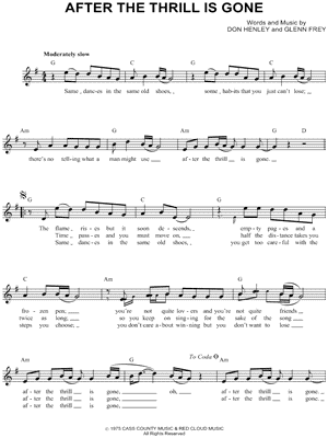 After the Thrill Is Gone