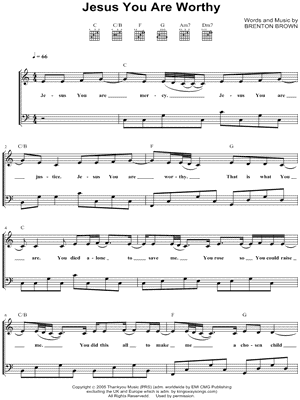 Jesus You Are Worthy