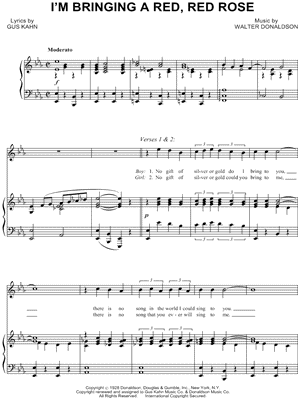 I'm Bringing a Red, Red Rose
