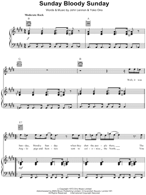 Sunday Bloody Sunday