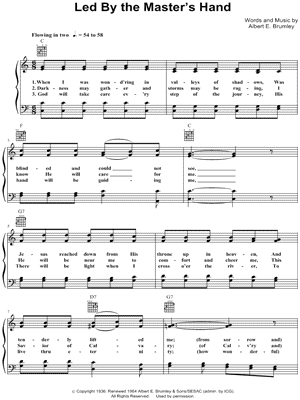 Led by the Master's Hand