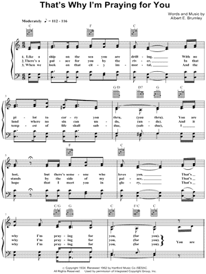 That's Why I'm Praying for You