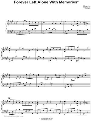 Forever Left Alone With Memories