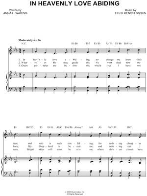 In Heavenly Love Abiding