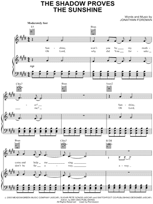 The Shadow Proves the Sunshine