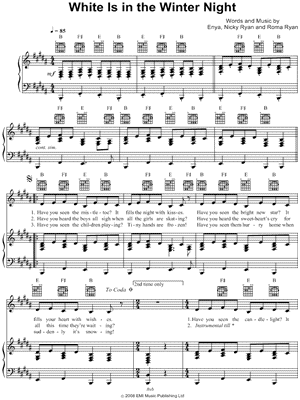 White Is In the Winter Night