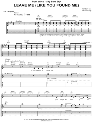 Leave Me (Like You Found Me)