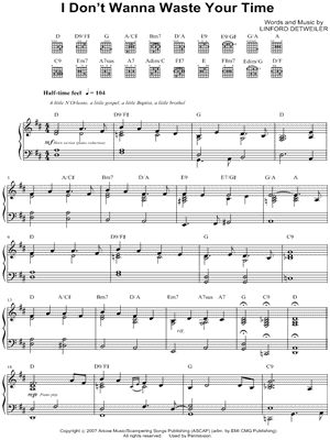 I Don't Wanna Waste Your Time