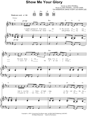 Show Me Your Glory