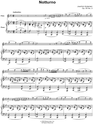 Notturno Op. 55, No. 3 - Piano Accompaniment