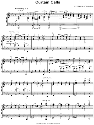 Curtain Calls (from A Funny Thing Happened On the Way to the Forum)