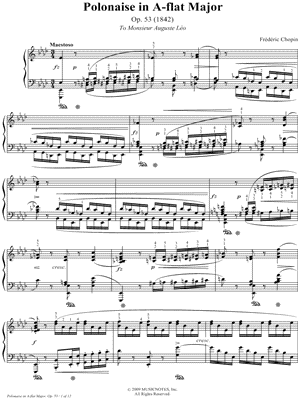 Polonaise in Ab Major, Op. 53