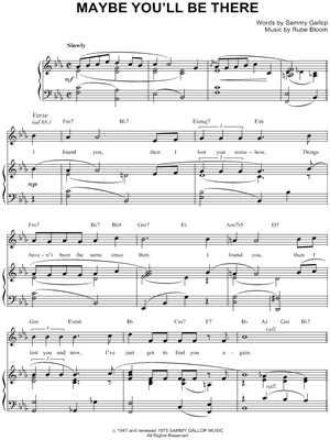 Maybe You'll Be There