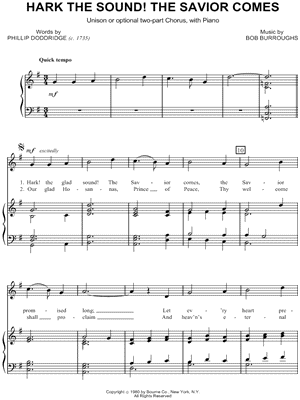 Hark the Sound! The Savior Comes