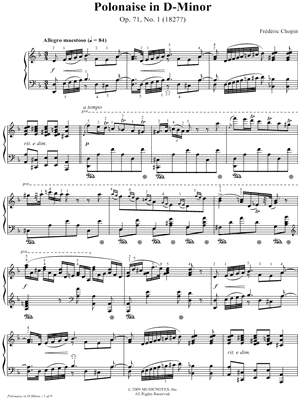 Polonaise In D-Minor