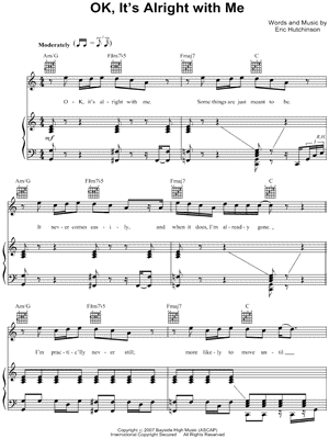 Ok, It's Alright With Me