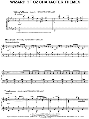 Wizard of Oz Character Themes