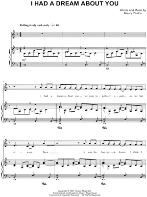 I Had a Dream About You