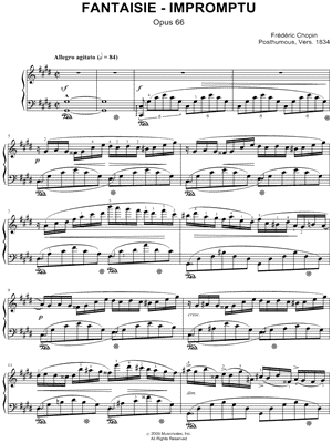 Fantaisie - Impromptu, Op. 66