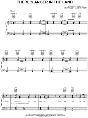 There's Anger In the Land