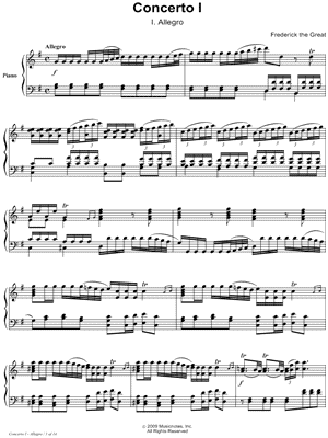 Concerto for Flute No. I in G: I. Allegro - Piano Accompaniment