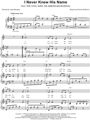 I Never Knew His Name