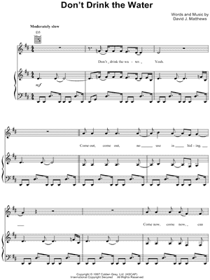 Don't Drink the Water