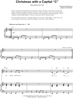 Christmas With a Capital "C"