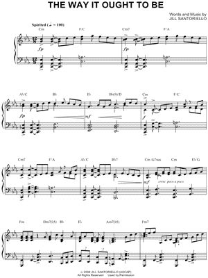 The Way It Ought To Be