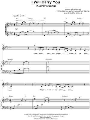 I Will Carry You (Audrey's Song)