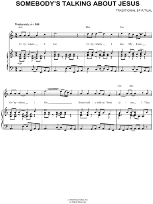 Somebody's Talking About Jesus