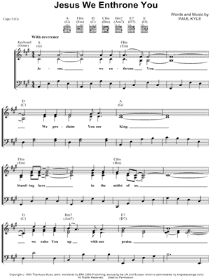 Jesus We Enthrone You