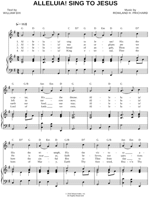 Alleluia! Sing To Jesus