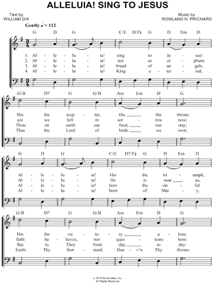 Alleluia, Sing To Jesus