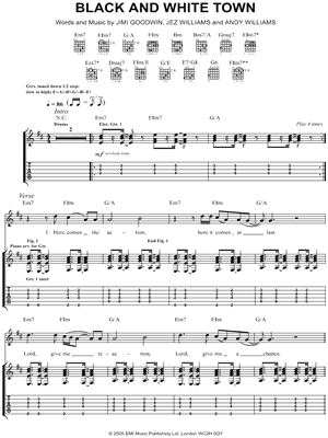 Black and White Town