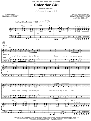 Calendar Girl