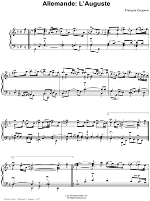 Allemande: L'Auguste