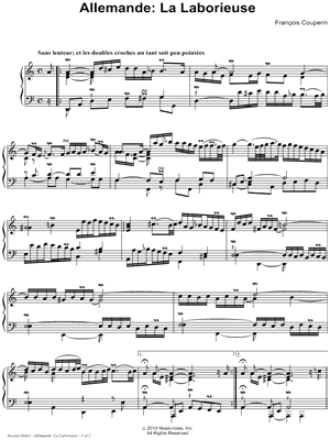Allemande: La Laborieuse