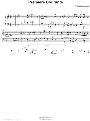 Premiere Courante (Deuxième Ordre)