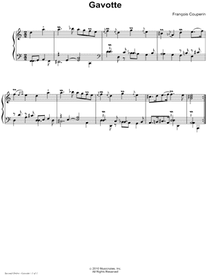 Gavotte (Deuxième Ordre)