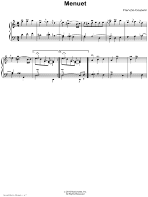 Menuet (Deuxième Ordre)