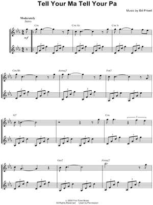 Tell Your Ma Tell Your Pa