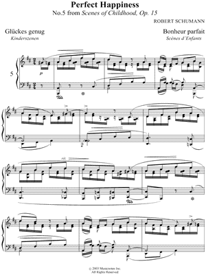 Scenes from Childhood, No. 5: Perfect Happiness